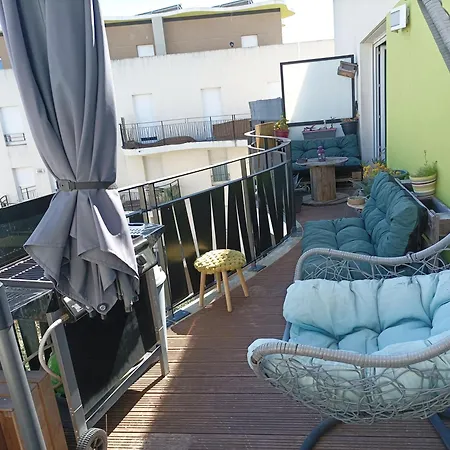 شقة Rooftop A Le Lez *